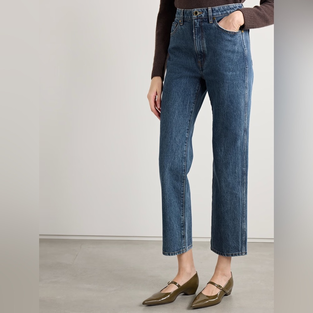 Khaite Abigail Blue Denim Jeans - Picture 7 of 7